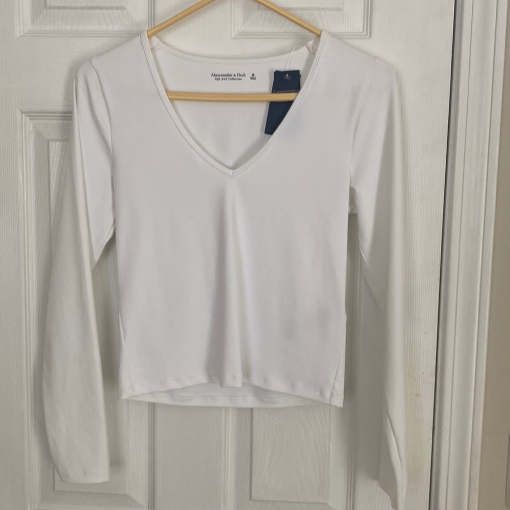 A&F soft collection long sleeve v neck
